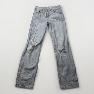 Garage Denim Slouchy Jeans Women's Light Wash Denim Distressed Mid-Rise - 00